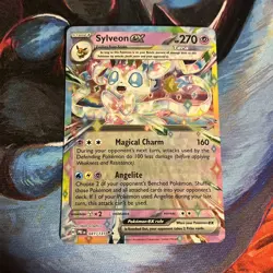 Sylveon ex 041/131 SV: Prismatic Evolutions NM Pokemon Card TCG - Image 1