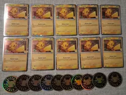 X20 Pikachu Pokemon Day Holo 2026 051/162 Cards And 20 Coins 40 Item Lot - Image 1