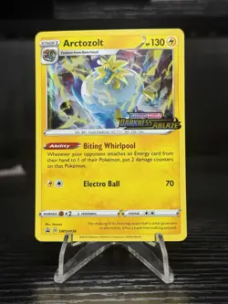 Pokemon Card - Arctozolt SWSH036 - Darkness Ablaze Promo Pokemon Card - NM - Image 1