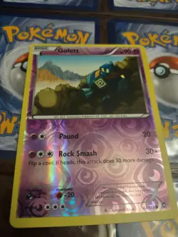 Pokemon - Golett - 42/111 - XY Furious Fists - Reverse Holo Pokemon Card - Image 3