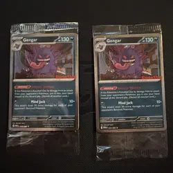 Pokemon Gengar GameStop Promo Stamped Card English 050/088 SEALED X2 - Image 1