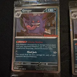 Pokemon Gengar GameStop Promo Stamped Card English 050/088 SEALED X2 - Image 2