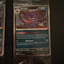 Pokemon Gengar GameStop Promo Stamped Card English 050/088 SEALED X2 - Image 3