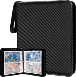 Reinforced Exo-Tec 400 Side-Load Pocket Card Album Binder - 4-Pocket Zip - Image 1