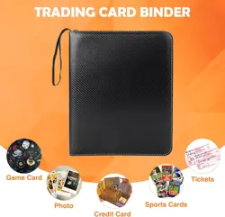 Reinforced Exo-Tec 400 Side-Load Pocket Card Album Binder - 4-Pocket Zip - Image 4