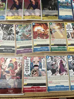 One Piece Card Game Lot (96) Adio, Monkey D Luffy, Lim, Marguerite, Kalifa, Ain - Image 4