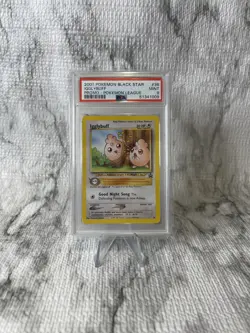 PSA 9 MINT Igglybuff # 36 WOTC Black Star Promo Pokemon Card - Image 1