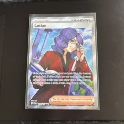 Pokemon Cards Lucian 208/167 Twilight Masquerade Ultra Rare NM - Image 1