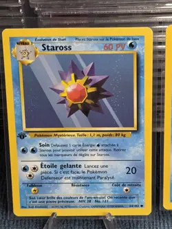 Starmie Staross 64/102 French 1st Edition Pokemon Card Lot (2) 1999 WOTC - Image 2