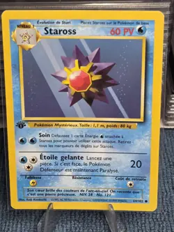 Starmie Staross 64/102 French 1st Edition Pokemon Card Lot (2) 1999 WOTC - Image 3