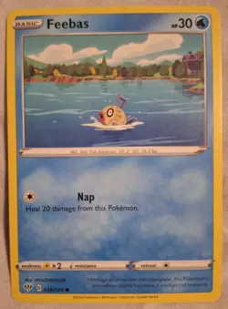 Pokemon Cards: Feebas 38/189 Common Regular | S&S: Darkness Ablaze - Pokemon TCG - Image 1