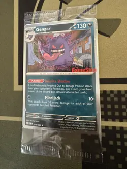 Pokemon Gengar GameStop Promo TCG Card 050/088 English 2026 - New / Sealed - Image 2