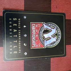 Mtg Firestorm LP World Championship Gold Card Weatherlight Reserved List - Image 3