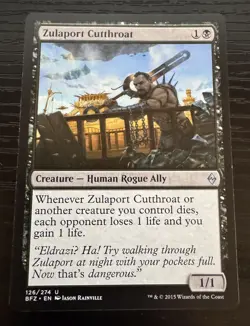 Zulaport Cutthroat - Battle for Zendikar Magic the Gathering MTG - Image 1