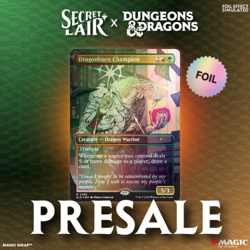 PRESALE Dragonborn Champion NM Foil #2498 MTG SLD D&D Whispers in Candlekeep - Image 1