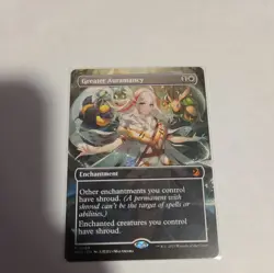 Greater Auramancy (Anime Borderless) Wilds of Eldraine: Enchanting Tales Regular - Image 1