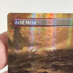 Arid Mesa (Borderless) (Dragonscale Foil) Special Guests Foil NM MTG Magic - Image 4