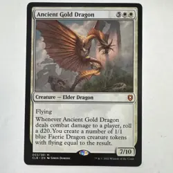Ancient Gold Dragon Commander Legends Regular LP - Image 1