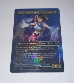Magic MtG: *Chocobo Track Foil* Yuna, Hope of Spira (Final Fantasy / FIN), NM - Image 1