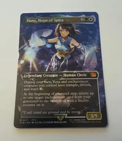 Magic MtG: *Chocobo Track Foil* Yuna, Hope of Spira (Final Fantasy / FIN), NM - Image 2