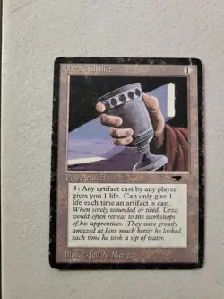 1x MTG - Antiquities - Urza's Chalice MP Free Shipping - Image 1