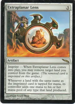 MTG: Mirrodin: Extraplanar Lens: Lightly Played Condition - Image 1
