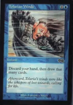 Tolarian Winds - Urza's Saga: #104, Magic: The Gathering Lp R38 - Image 1