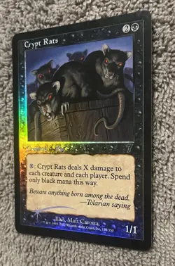Magic: The Gathering – Crypt Rats (7th Edition) – Holo – Excellent Condition - Image 3