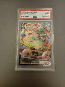 Pokemon TCG Full Art Snorlax VMAX Ultra Rare SWSH 142/202 Mint (tax included) - Image 1