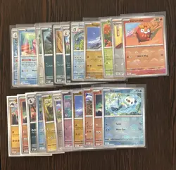 Pokemon Black Bolt White Flare Pokeball Reverse Lot - 22 Cards - Image 1