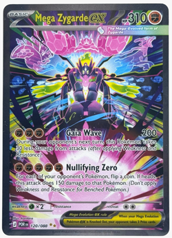 Pokemon Mega Zygarde ex Perfect Order 120/088 Special Illustration Rare TCG - Image 1
