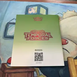Pokemon ETB Player’s Guide Book Temporal Forces Green - Image 2