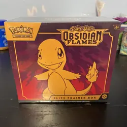 Pokemon Scarlet & Violet Obsidian Flames Elite Trainer Box (ETB) English w/Dents - Image 1