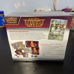 Pokemon Scarlet & Violet Obsidian Flames Elite Trainer Box (ETB) English w/Dents - Image 4