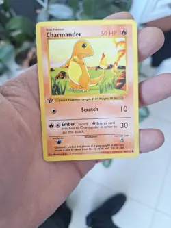 Pokemon TCG - Charmander - 1st Edition Shadowless - 46/102 - NM MINT - Image 1