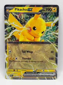 Pikachu ex Double Rare PRE SV: Prismatic Evolutions 028/131 Pokemon TCG - Image 1