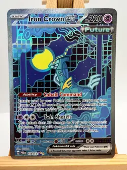 Pokemon Prismatic Evolutions - 158/131 Iron Crown ex - SIR - NM/M - Image 1