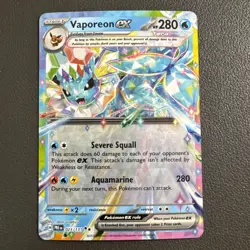 Vaporeon ex 023/131 Pokemon Sv: Prismatic Evolutions Holo - NM - Image 1