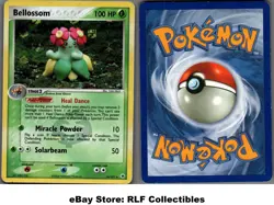 2004 Pokemon, EX Hidden Legends, #16/101 Bellossom, Reverse Holo Rare - Image 1