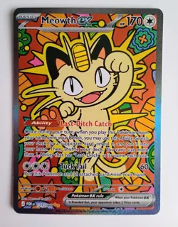 Meowth ex SIR 121/088 Pokemon Perfect Order - Image 1