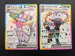 Pokemon TCG: Prismatic Evolutions - Umbreon ex (176) & Espeon ex (175) Promo - Image 1