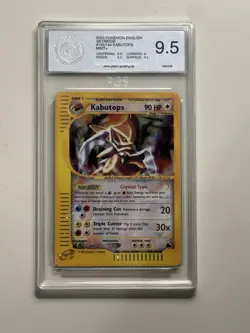 Pokemon Kabutops Crystal PGS 9.5 MINT+ Skyridge 150/144 2003 English PSA BGS CGC - Image 1