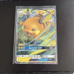 Raichu GX SM213 - Pokemon TCG - Sun & Moon Black Star Promos - Near Mint - Image 1