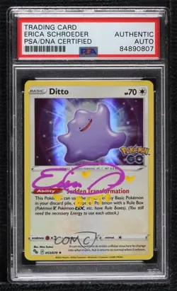 Ditto Pokemon Sword & Shield Pokemon Go Certified Authentic Auto - Image 1