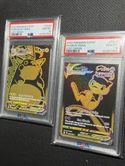 PSA 10 SEQUENTIAL PIKACHU VMAX TG29 MEW VMAX TG30 FA LOST ORIGIN - Image 1