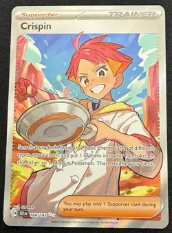 Pokemon - Crispin 164/142 - Stellar Crown - Full Art - NM - Image 1