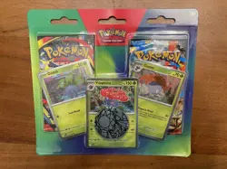 Pokemon TCG Vileplume Oddish Gloom 2 Pack Blister w Coin Sealed - Image 1