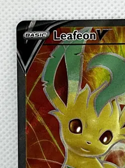 Pokemon TCG Leafeon v Evolving Skies Holo Ultra Rare Full Art NM Condition - Image 4