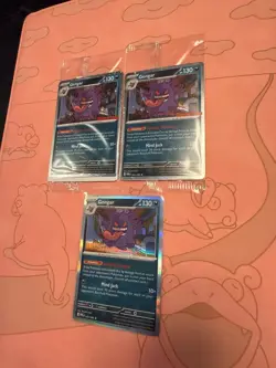 Pokemon TCG Perfect Order Gengar GameStop Stamped Promo 50/88 Sealed X2 + Holo - Image 1