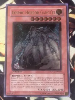 Yugioh: Cosmic Horror Gangi'el - POTD-EN029 - Ultimate Rare - 1st Edition - MP - Image 1